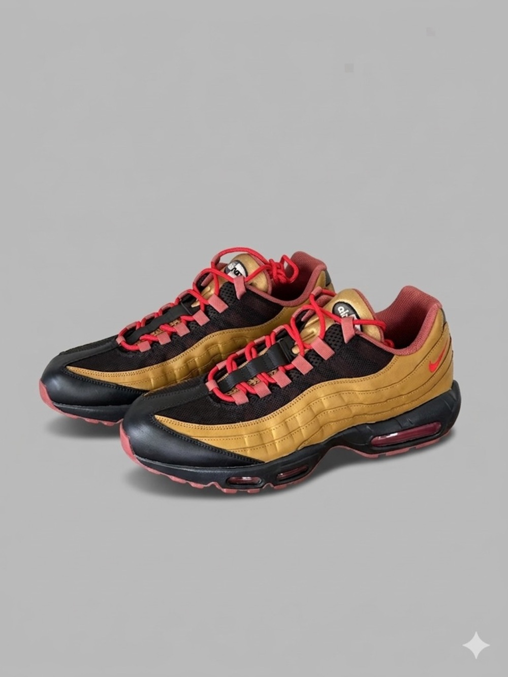 Nike Air Max 95s Men's US 12. Black, Red, & Gold NEW WITHOUT TAGS. NEVER WORN